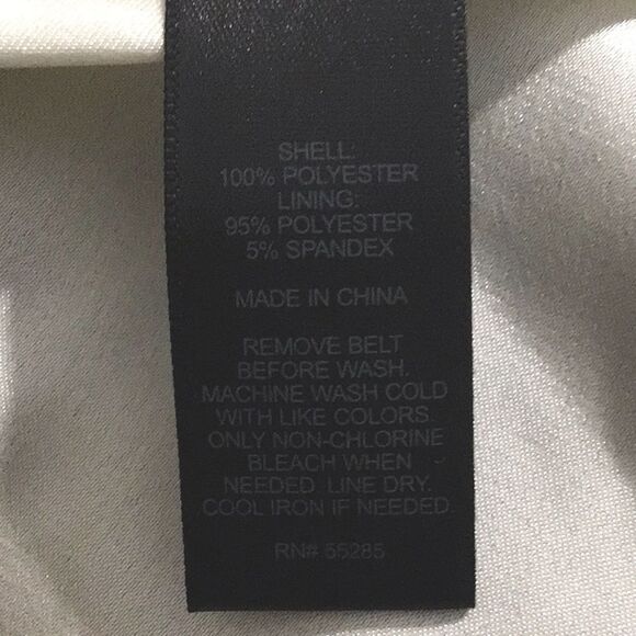 Express Navy Blue Cream Diagonal Stripe Sashed Nautical Coastal Halter Dress NEW - Picture 15 of 16